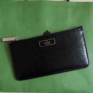 Kate Spade Black Textured Wallet